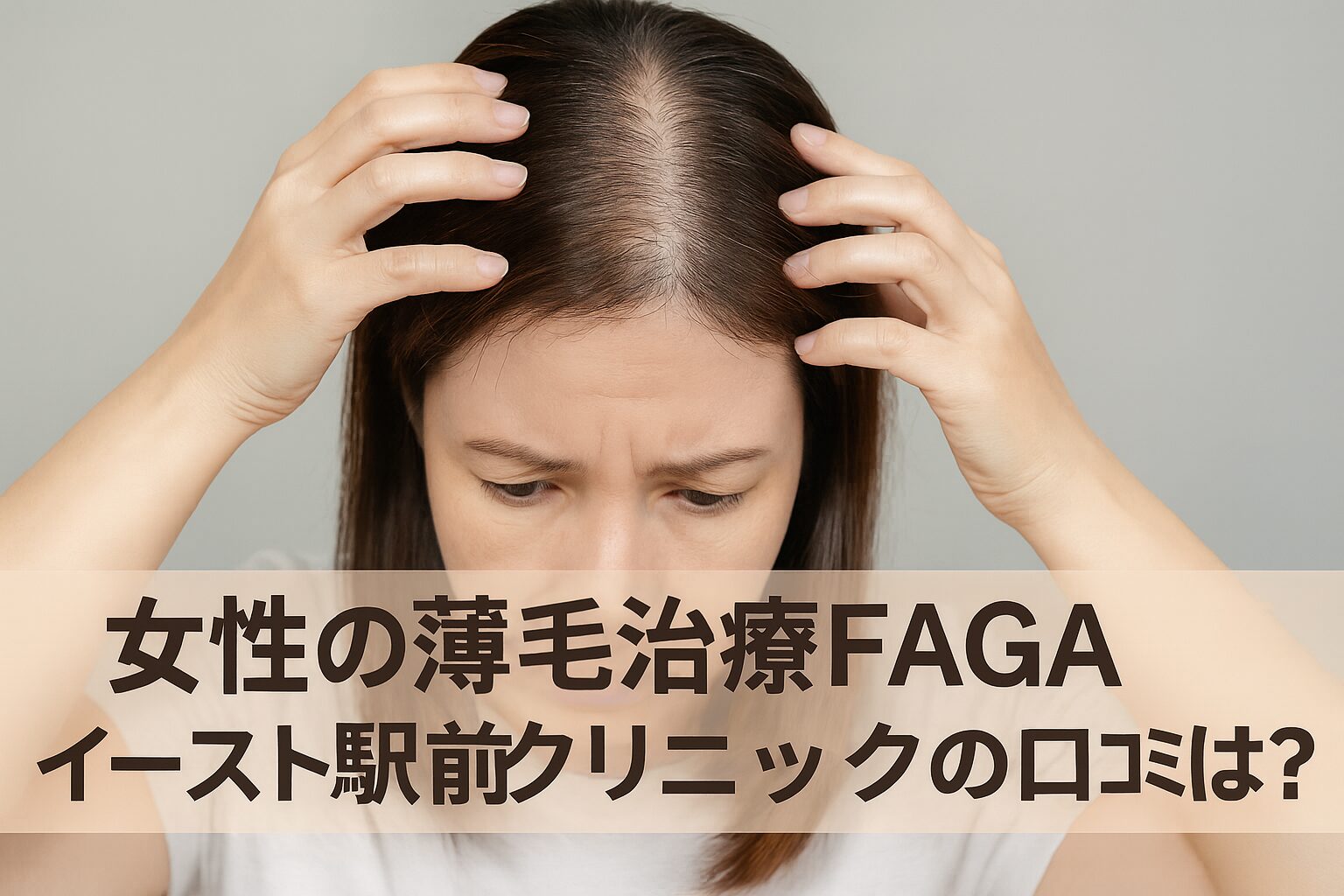 【女性の薄毛治療FAGA】イースト駅前クリニックのオンライン診療の悪い口コミから良い口コミを徹底調査!