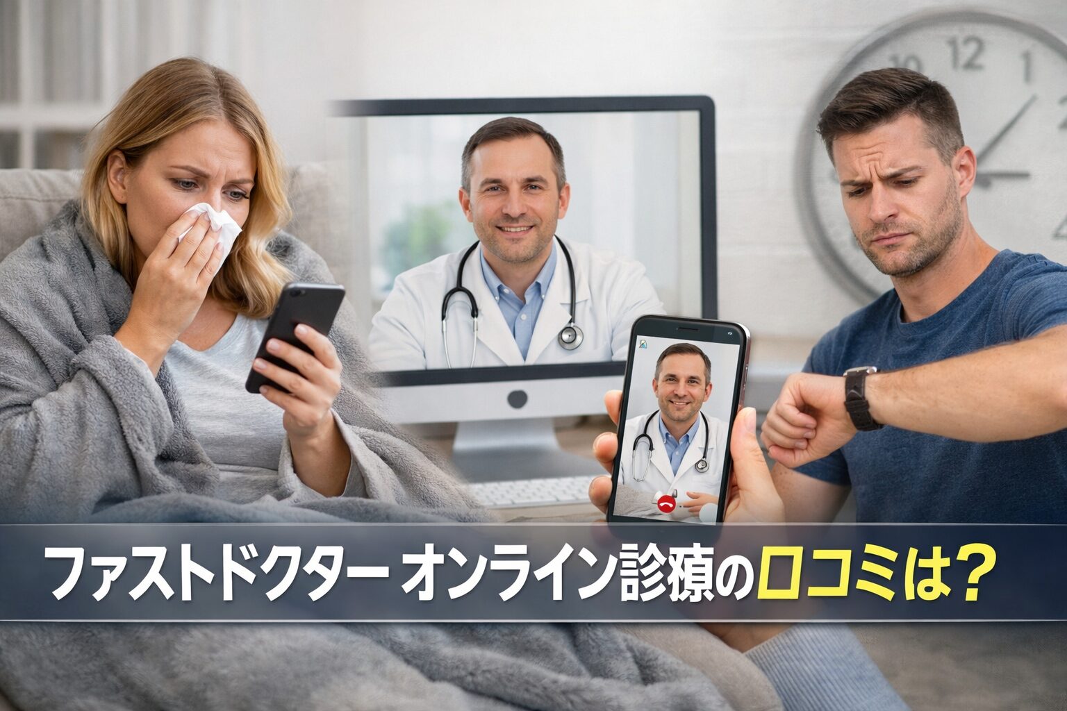 ファストドクター オンライン診療の悪い口コミから良い評判までを徹底調査!