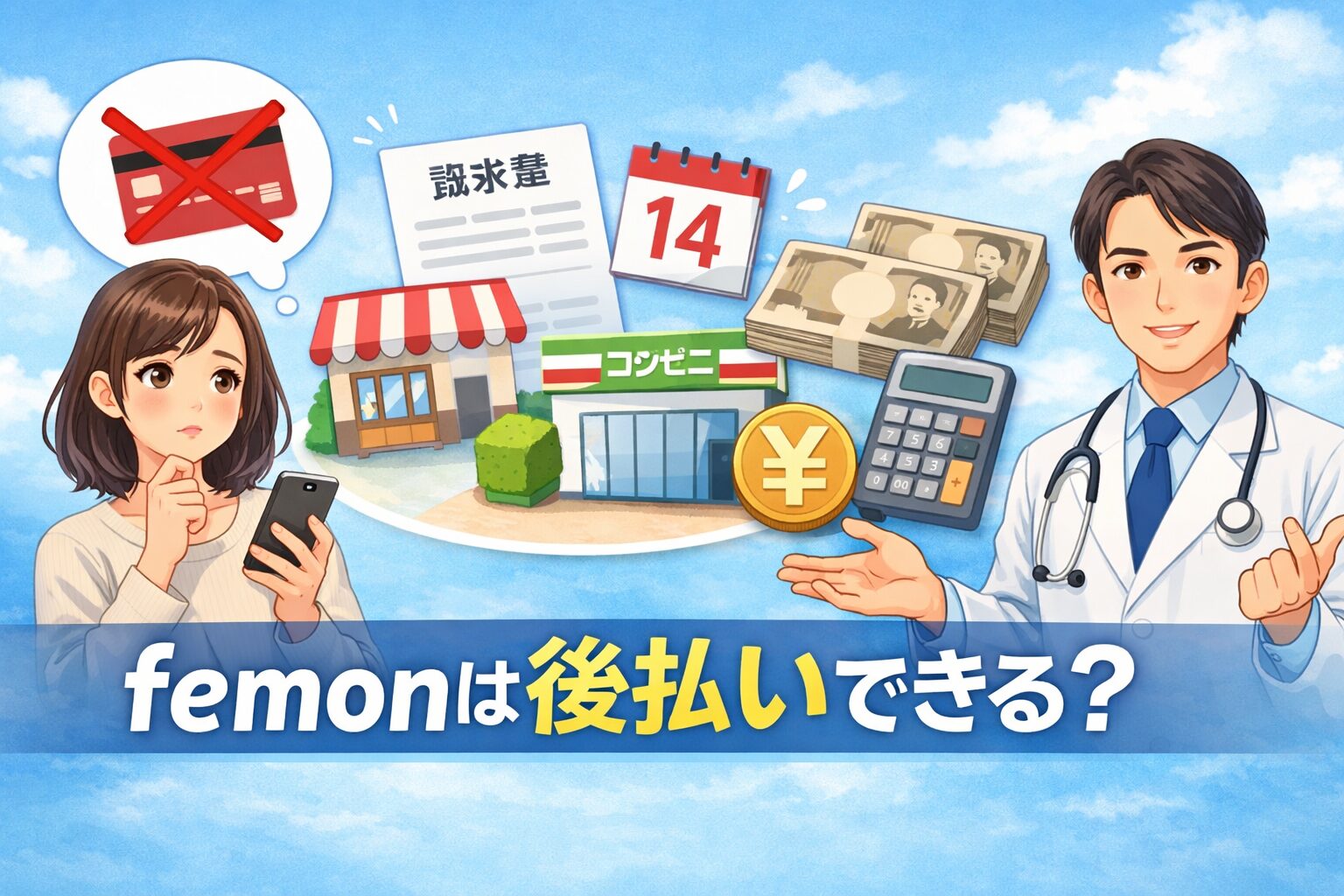 femonは後払いできる？NP後払いの仕組みや手数料・注意点を解説