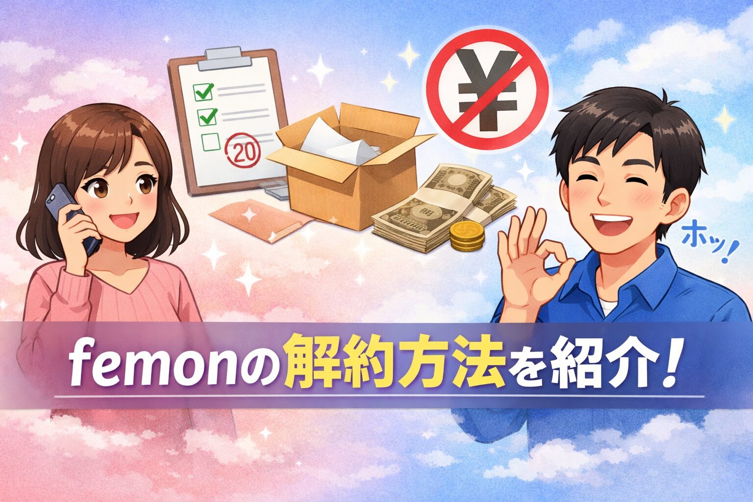 femonの解約方法を解説!解約できないって本当?